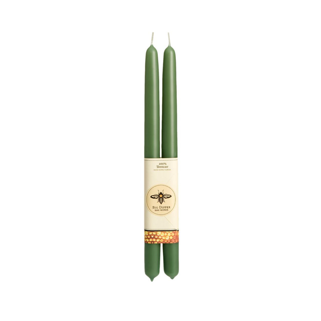 Colored Beeswax Taper Candles