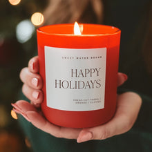 Load image into Gallery viewer, Happy Holidays Soy Candle
