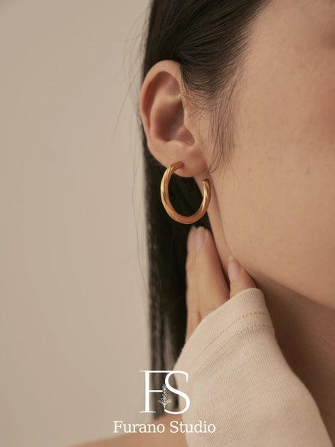 Twisted Hoop Earrings