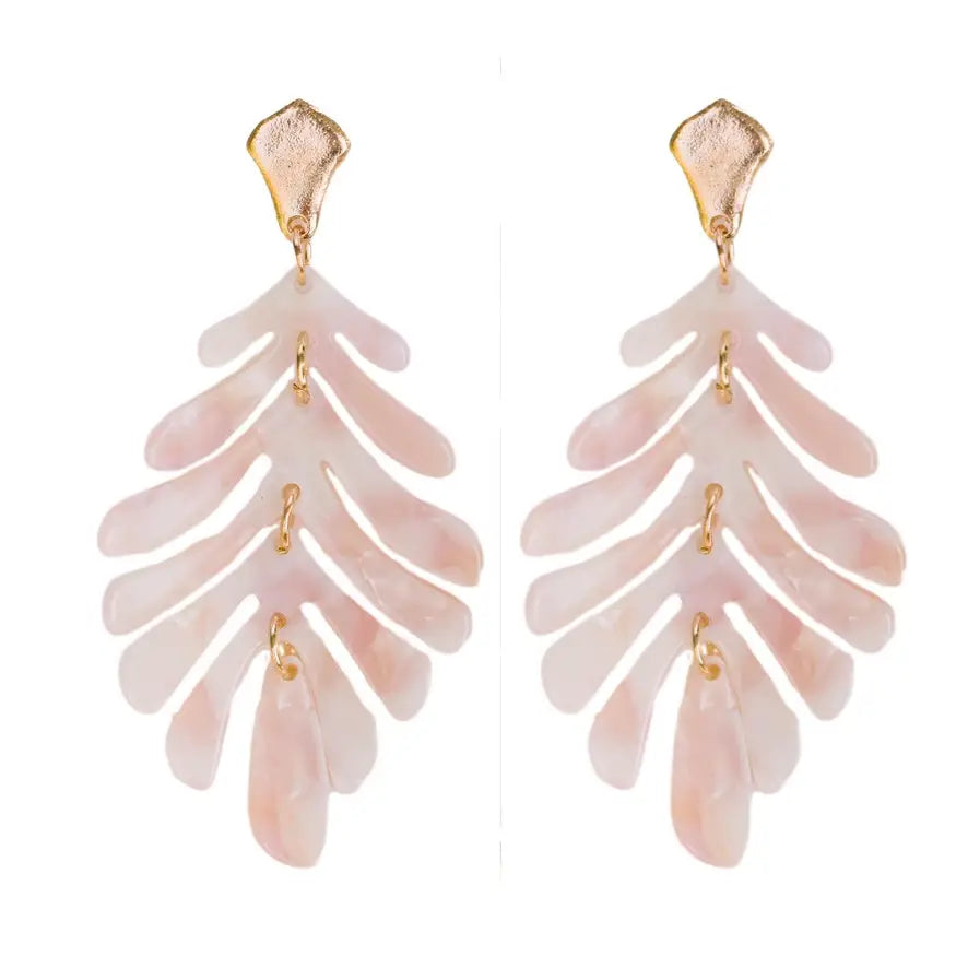Petite Palm Drop Earrings