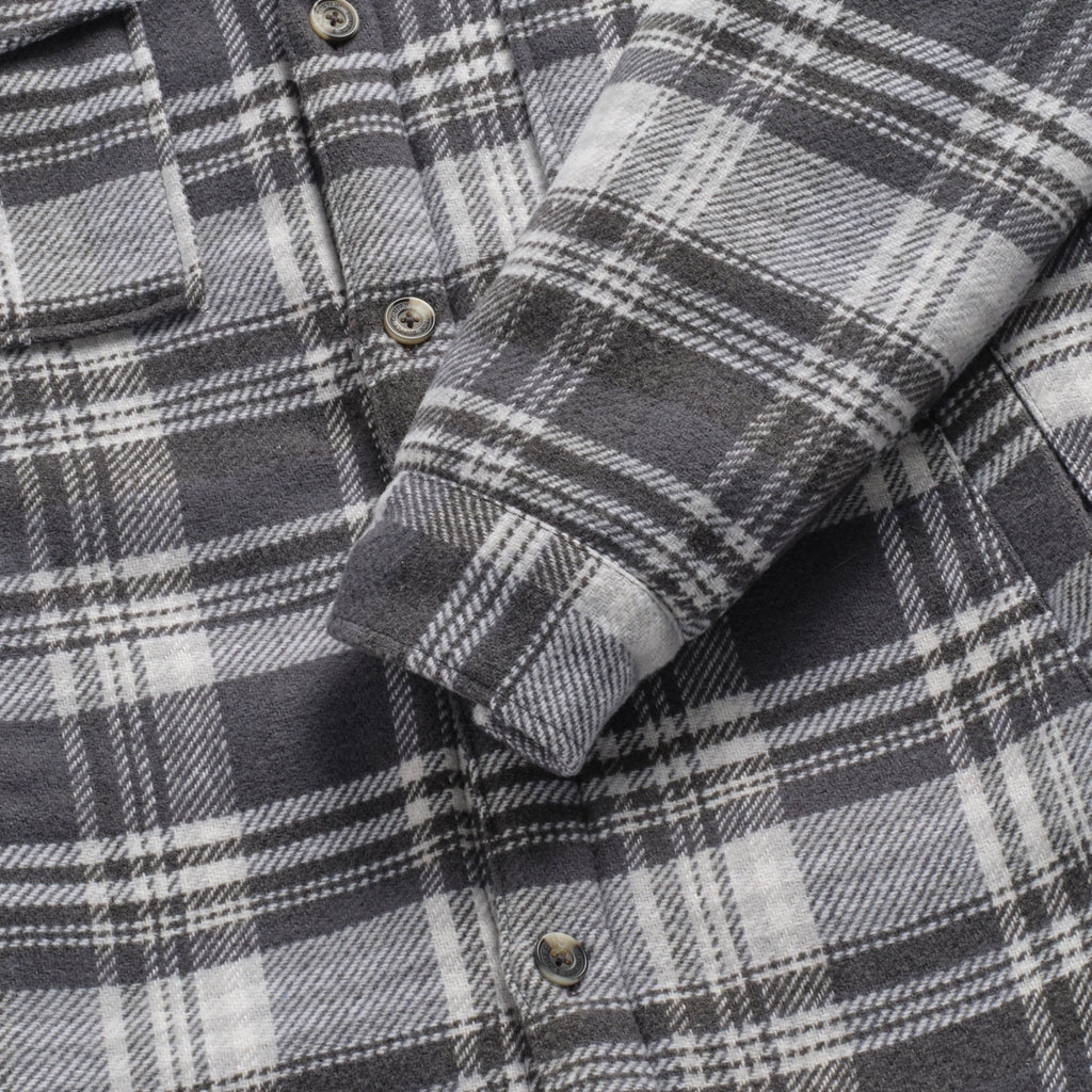 Skip Sherpa Plaid Shirt Jacket