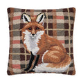 Fox Tartan Hook Pillow
