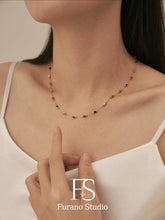Load image into Gallery viewer, Warm Agate Gemstone Necklace
