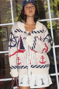 Sailboat Knit Cardigan