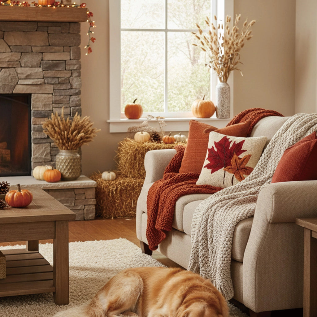 Fall Leaves Hook Pillow