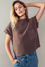 Load image into Gallery viewer, High Neck Sweater Knit Top
