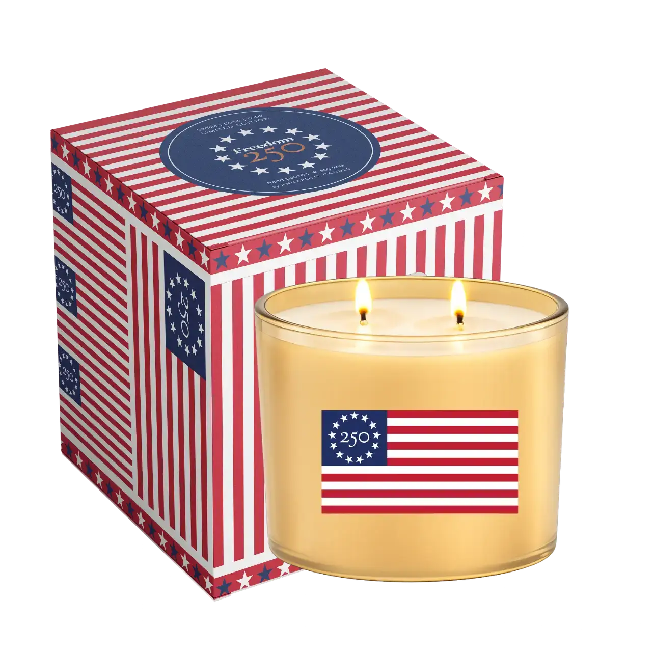 Betsy Ross Freedom 250 Candle