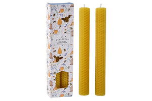 The Beekeper Pack of 2 Beeswax Candles