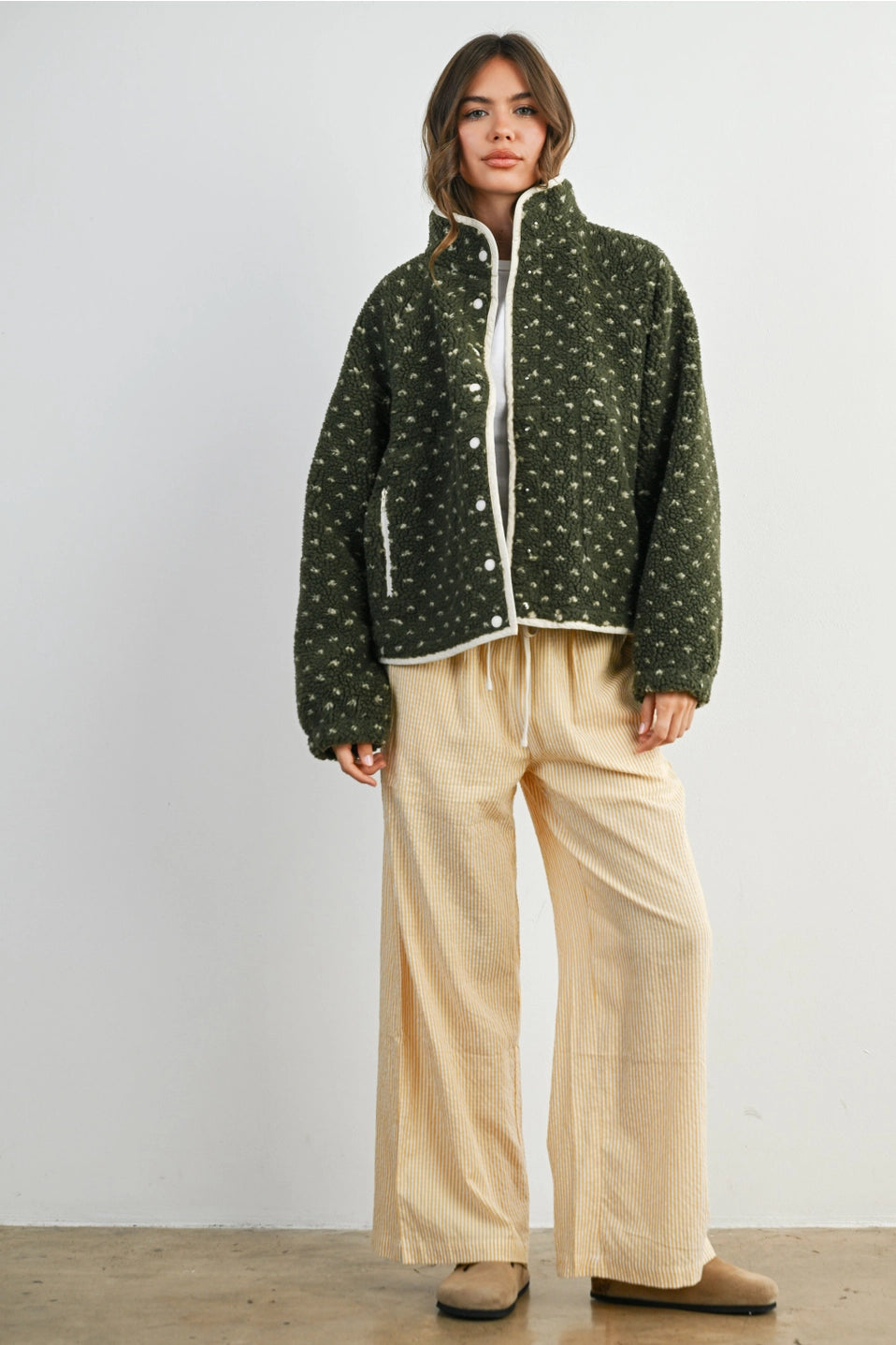 Fleece Puffer Jacket