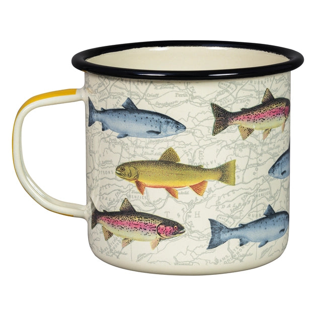 Enamel Fish Mug