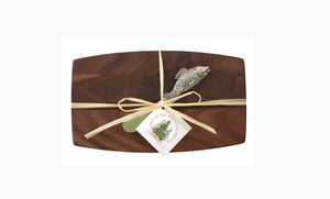 Walnut Pate Board w Fish Spreader