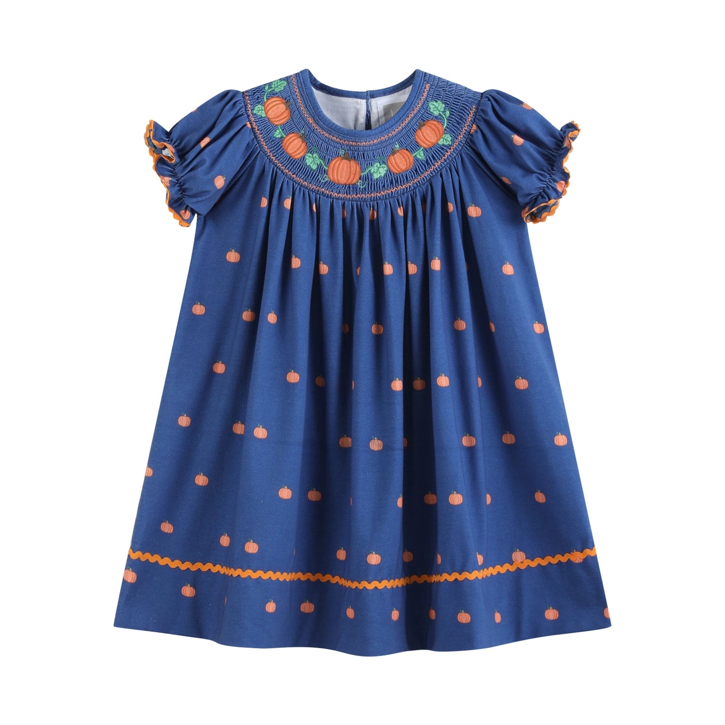 Blue Pumpkin Bishop Dress