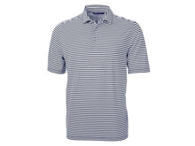 Load image into Gallery viewer, Eco Pique Striped Polo
