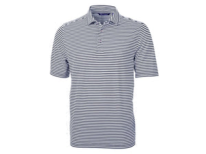 Eco Pique Striped Polo