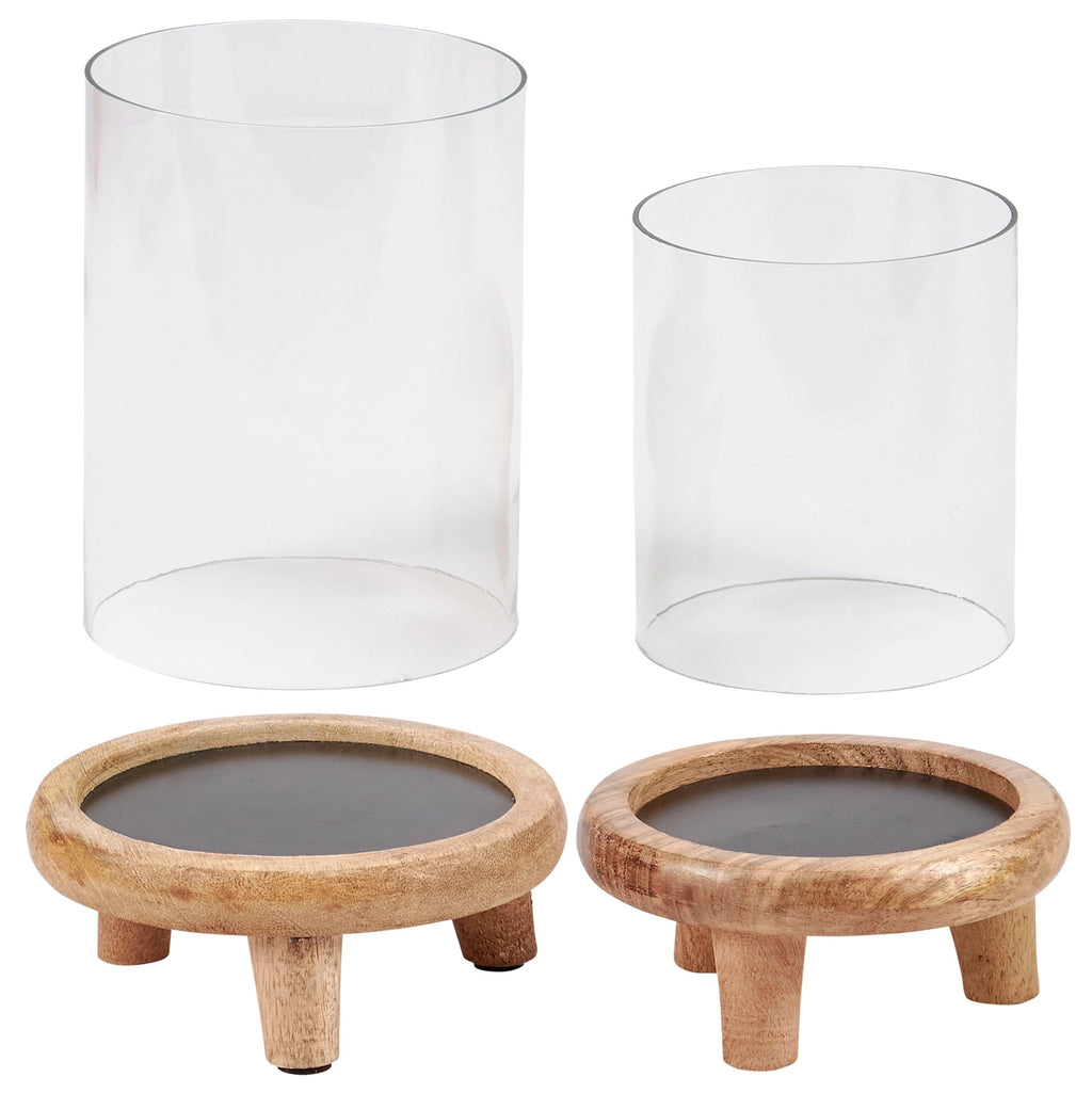 Hurricane Candle Holder Set