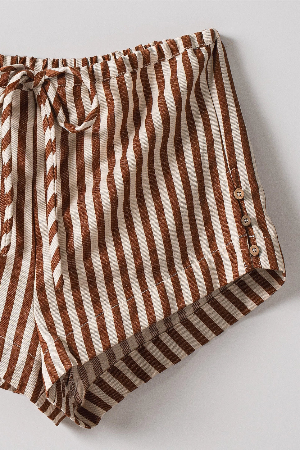 Retro Striped Lounge Shorts