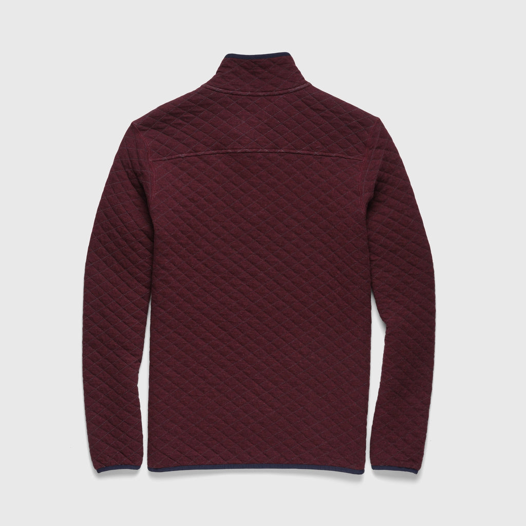 Ken Quilted Button Mock