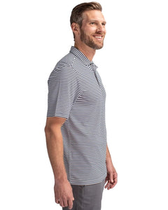 Eco Pique Striped Polo