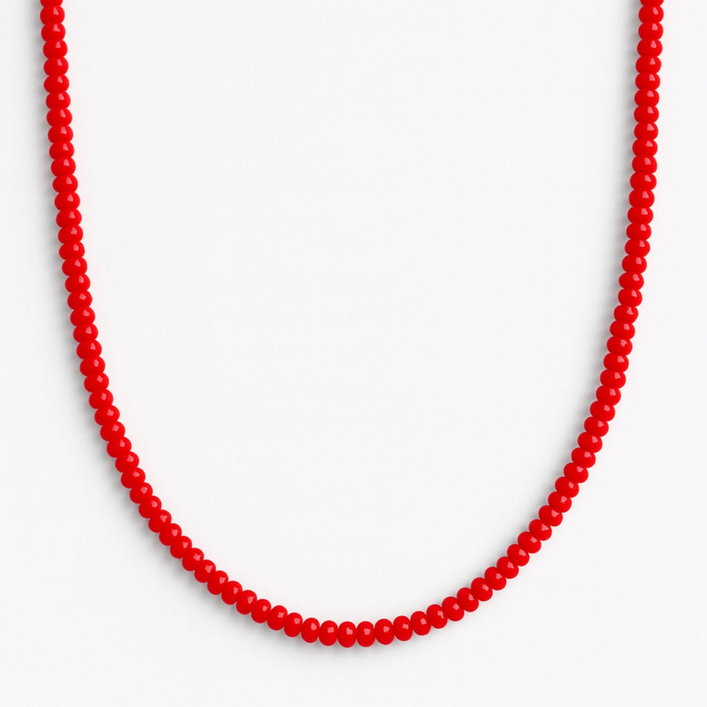 Red Beaded Necklace