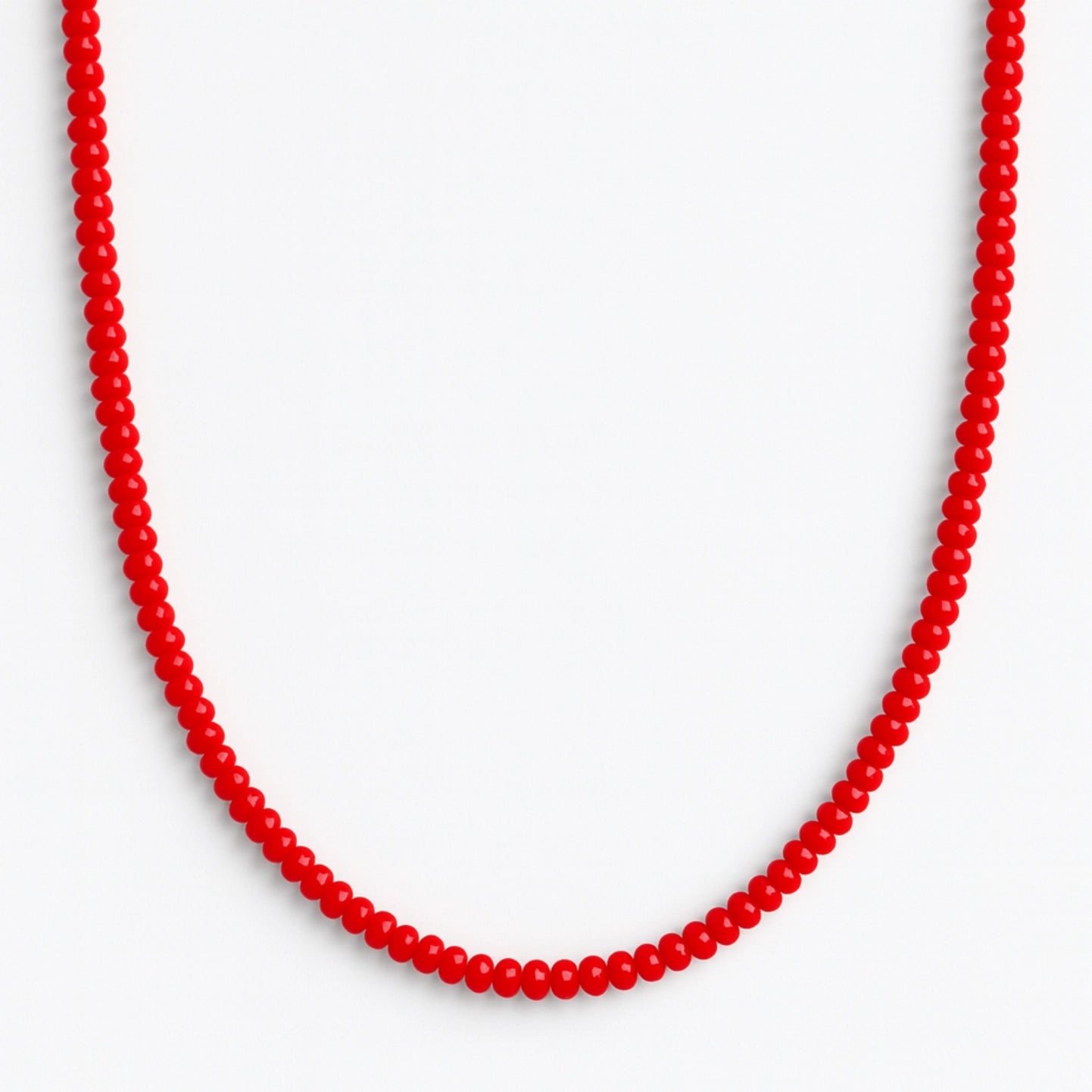 Red Beaded Necklace