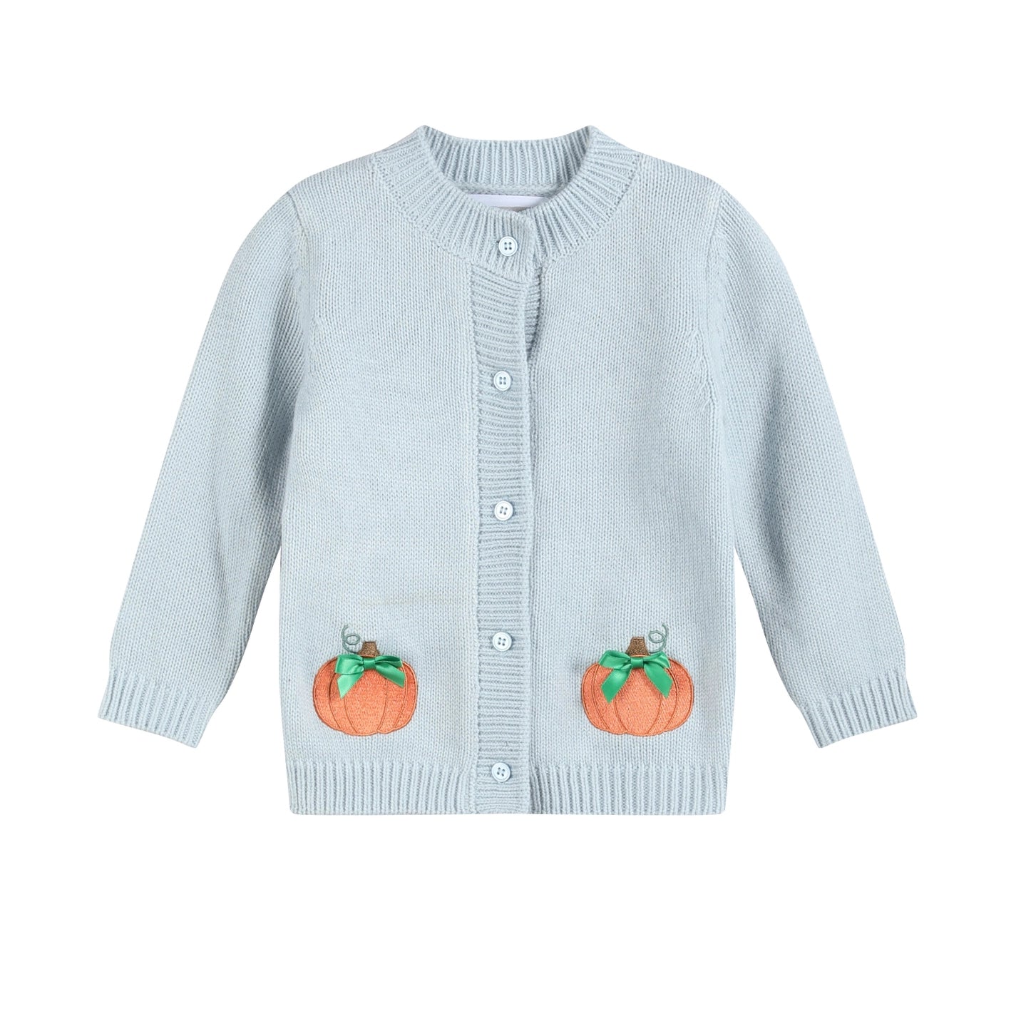 Kids Pumpkin Girls Cardigan
