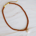 Satin Baroque Pearl Necklace