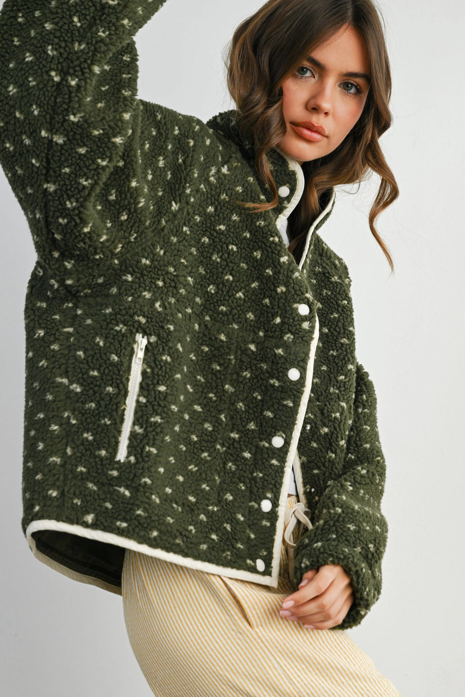 Fleece Puffer Jacket