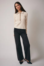 Load image into Gallery viewer, Blanket Stitch Detailed Polo
