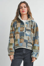 Load image into Gallery viewer, Patchwork Print Multicolor Sweatshirt
