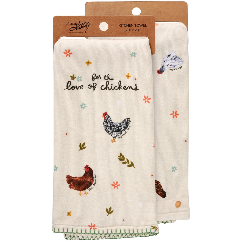 For The Love of Chickens Kitchen Towel