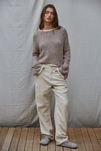 Load image into Gallery viewer, Knit Sweater with Contrast Hem
