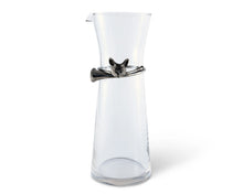 Load image into Gallery viewer, Wine Carafe With Pewter Hunt Equestrian Horn
