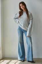 Load image into Gallery viewer, Rolled Edge Crew Neck Sweater

