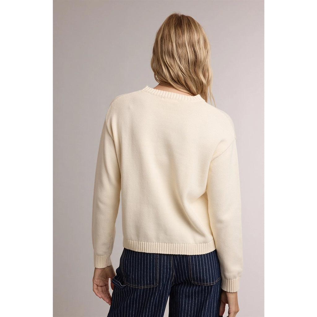 Football Graphic Knit Sweater