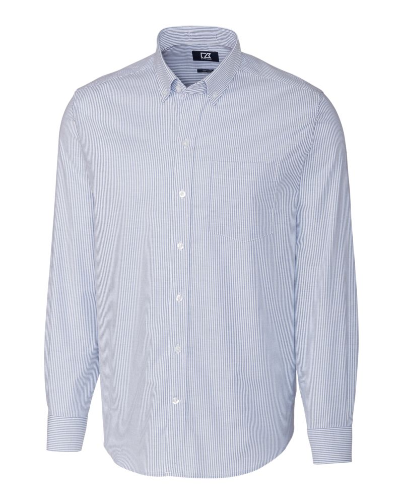 Easy Care Stretch Striped Button Down