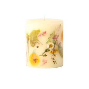 Small Round Botanical Candle