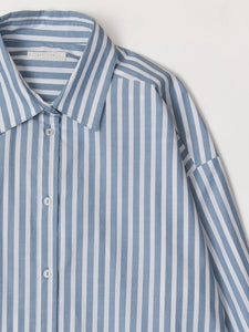 Cotton Striped Button Down Shirt