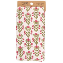 Load image into Gallery viewer, Floral Block Kitchen Towel
