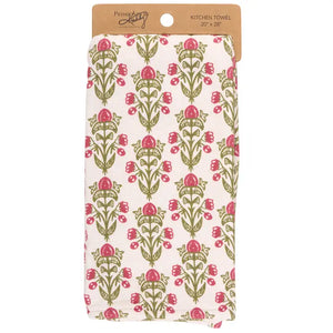 Floral Block Kitchen Towel