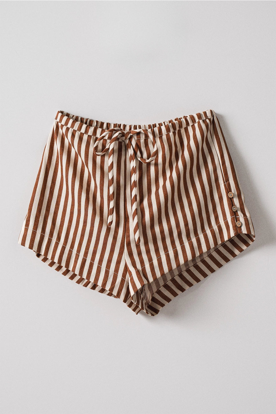 Retro Striped Lounge Shorts