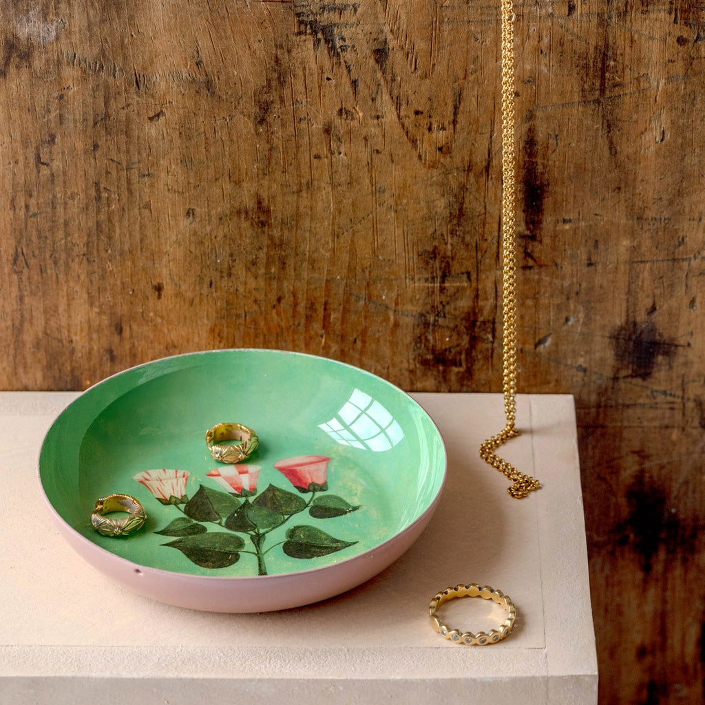 Round Enamel Tray
