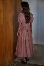Load image into Gallery viewer, Woven Cotton Gingham Button-Down Dress
