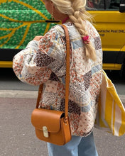 Load image into Gallery viewer, Color Block Floral Quilted Jacket
