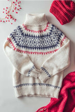 Load image into Gallery viewer, Nordic Fair Isle Knit Sweater
