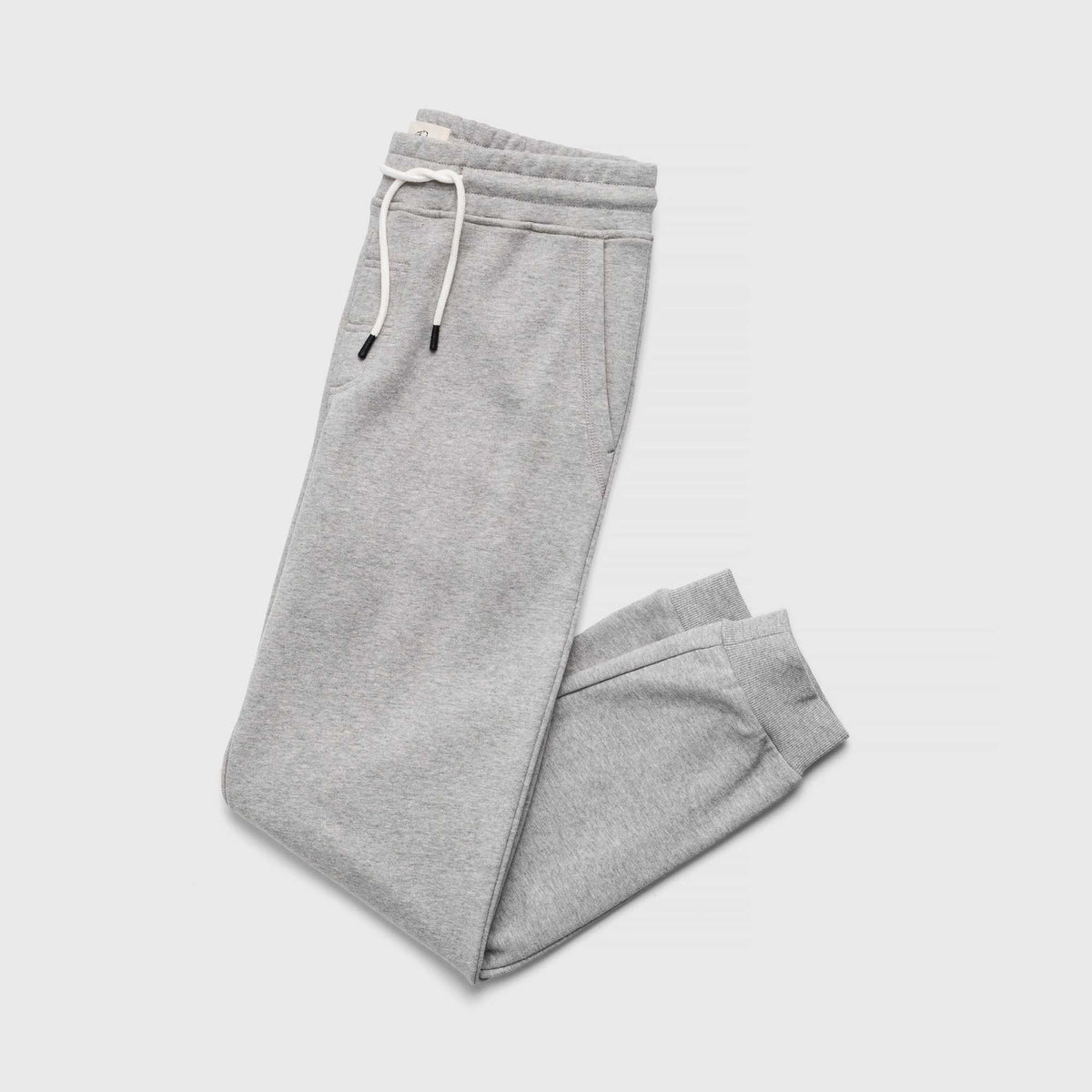 Dune Drawstring Terry Jogger - Heather Gray