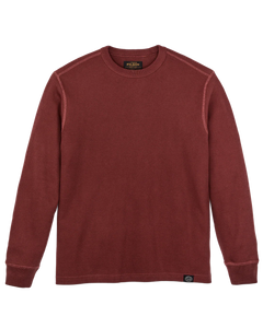 Filson Waffle Knit Thermal Crewneck - Fired Brick