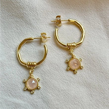 Load image into Gallery viewer, Sun Pendent Dangle Earrings
