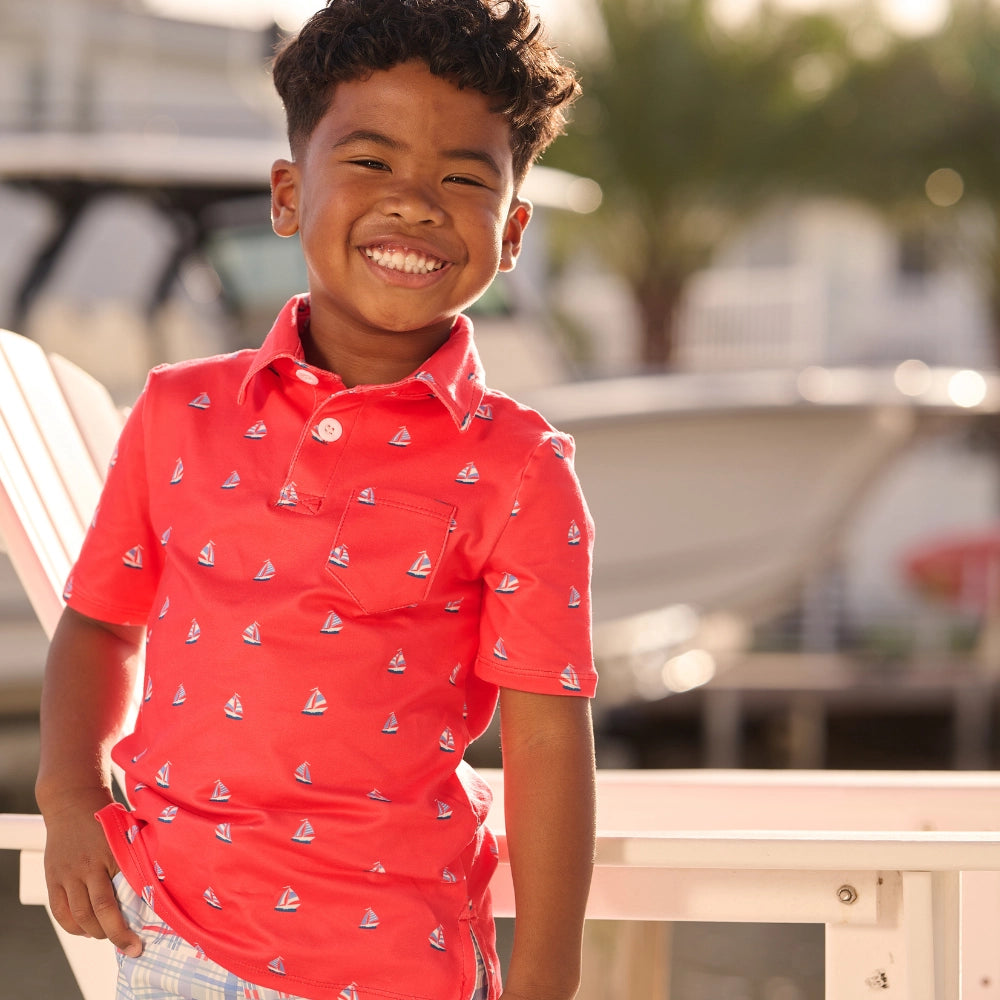 Boys Sailboat Polo