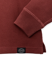 Load image into Gallery viewer, Filson Waffle Knit Thermal Crewneck - Fired Brick
