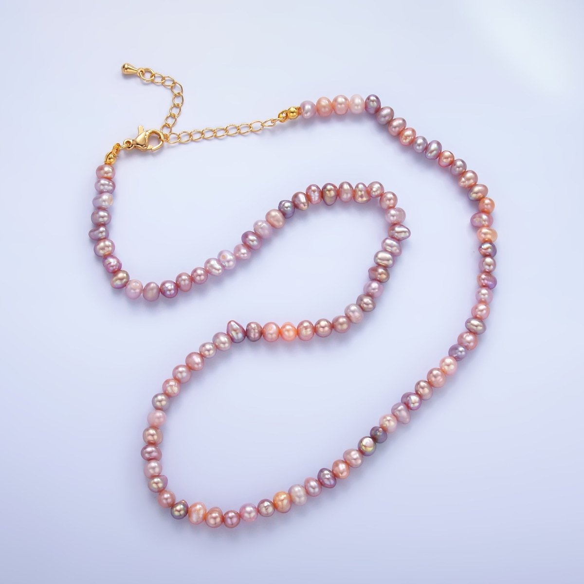 16" Pink Gradient Freshwater Pearl Necklace